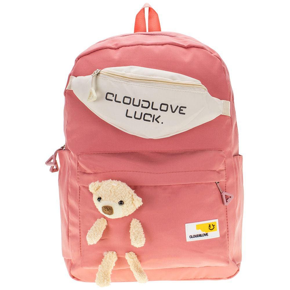 Mochila Feminina Arara Dourada - Ry6677