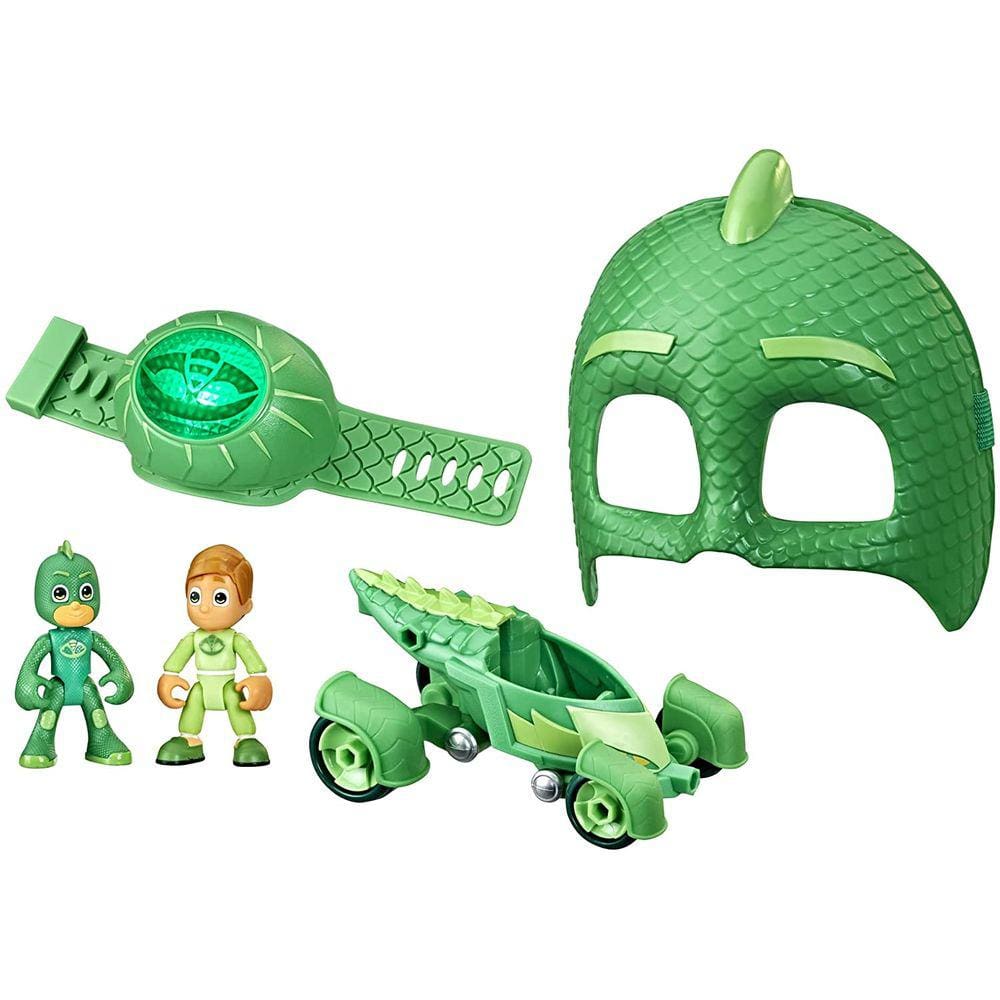 PJ-Masks Conjunto Brinquedos Gekko Power Pack 2 Figuras+Veículo