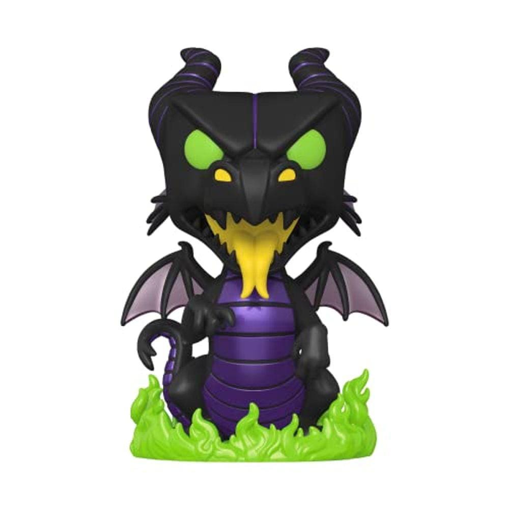 Funko Pop! Jumbo: Disney - Maleficent Dragon, Exclusivo Amazon (Brilha no Escuro)
