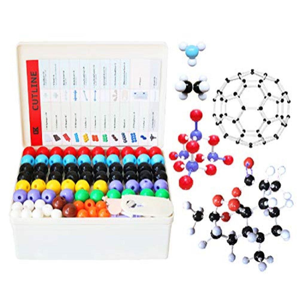 Kit Modelo Molecular de Química, com 444 peças, orgânica e inorgânica