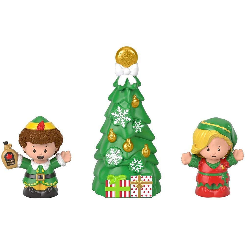 Fisher-Price Little People Collector Elf filme set, 3 brinquedos em um pacote pronto para presentes para fãs de 1 a 101 anos