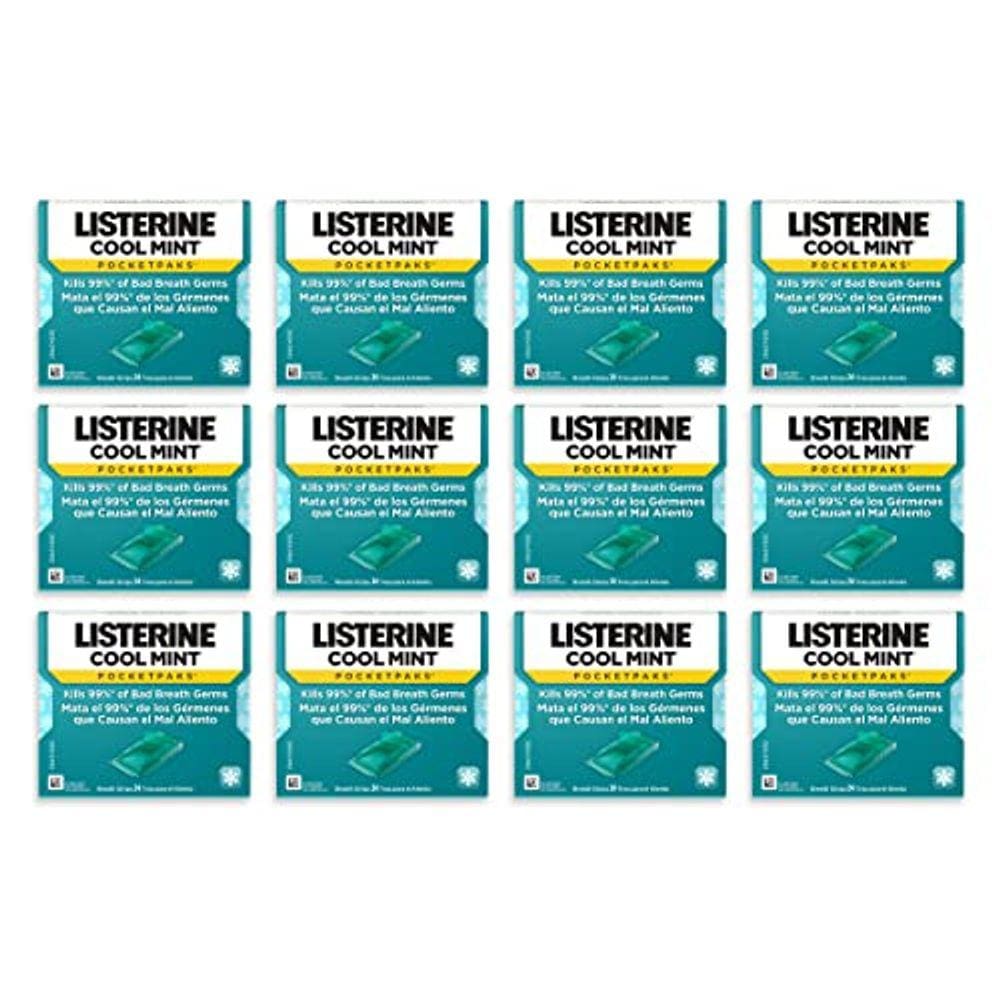 Listerine Tiras Respiratórias Bolso Hortelã