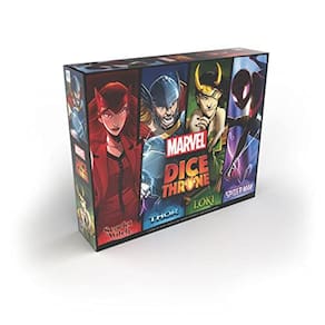 Dice Throne Marvel Competitivo c/ 4 Heróis - Oficial e Compatível c/ Ecosistema