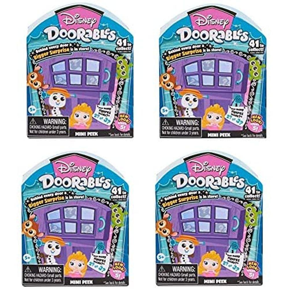 Disney Doorables Série 5 Mini r - Pacote 4