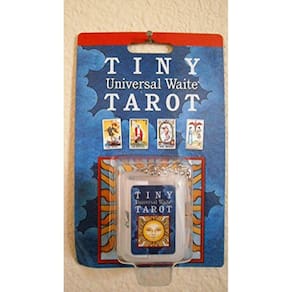Cartas de tarô minúsculas - chaveiro