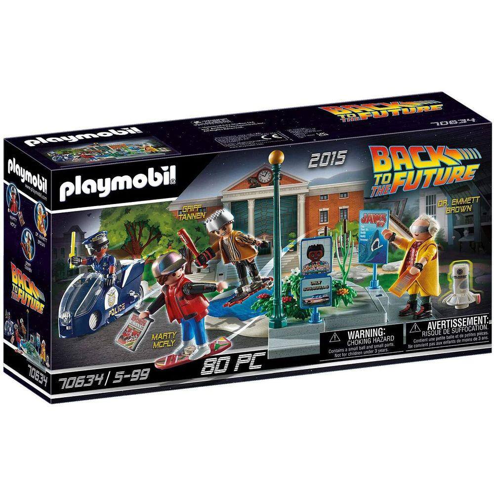 Playmobil De Volta para o Futuro Parte II Hoverboard Chase