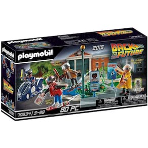 Playmobil De Volta para o Futuro Parte II Hoverboard Chase