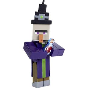 Minecraft Witch 3,25 3,25 "escala Video Game autêntica figura de ação com acessório e Craft-a-block