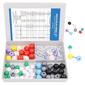 Conjunto de Modelos Moleculares - 92 peças - Química Orgânica e Inorgânica