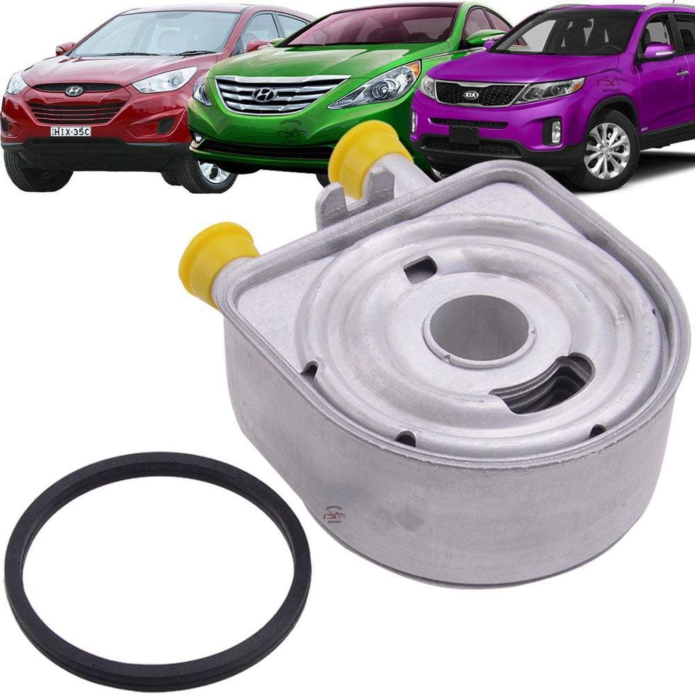 Resfriador Trocador Calor Óleo Santa Fe Sorento Sonata Ix35