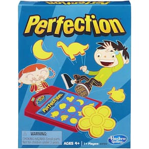 Jogo de Encaixe de Formas e Peças Perfection para Crianças a partir de 4 Anos