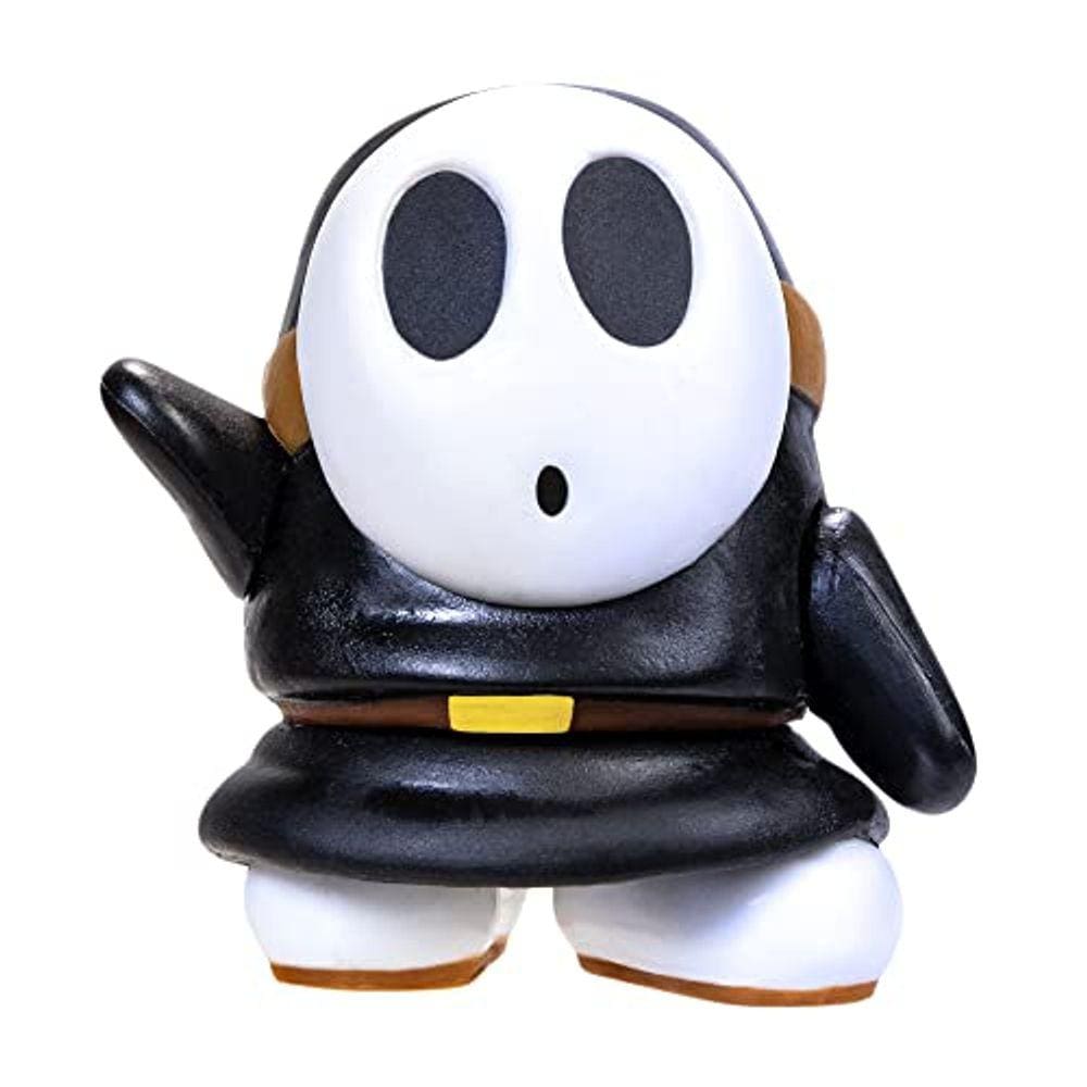 SUPER MARIO Action Figure 2.5 Inch Black Shy Guy Brinquedo Colecionável