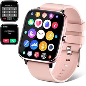 Smartwatch P80 Rosa - Original App Da Fit + Touch Screen + Pulseira  Milanese Magnética + + Garantia (melhor que P70, B57,B58,P68 e T80)