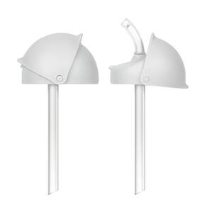 Converta suas mamadeiras NURSH em copos de palha de silicone - 2 un