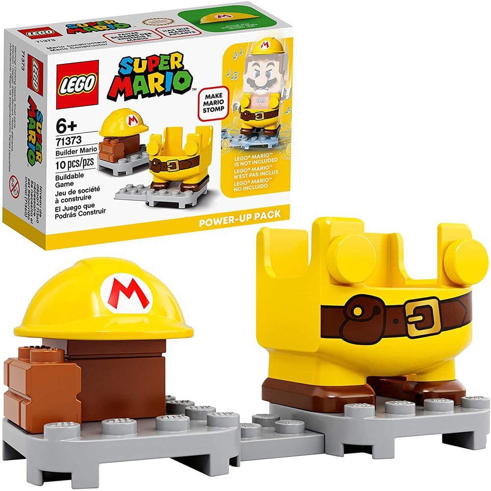 LEGO Super Mario Builder Mario Power-Up Pack 71373 Building Kit, Presente Divertido para Crianças para Alimentar a Figura mario em As Aventuras com Ma
