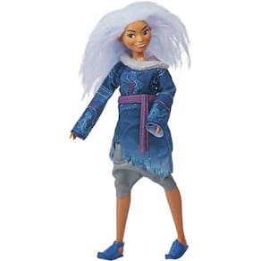 Disney Sisu Boneca de Moda Humana com Cabelo lavanda e roupas inspiradas em filmes inspirados em Raya da Disney e o último filme do dragão, brinquedo