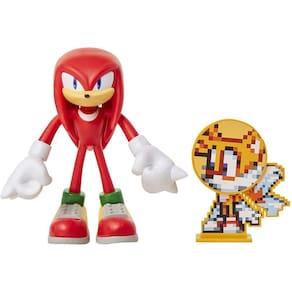 Figura de Ação do Knuckles Sonic The Hedgehog de 4 polegadas