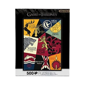 AQUÁRIO - Games Of Thrones Mottos 500 Peça Quebra-Cabeça