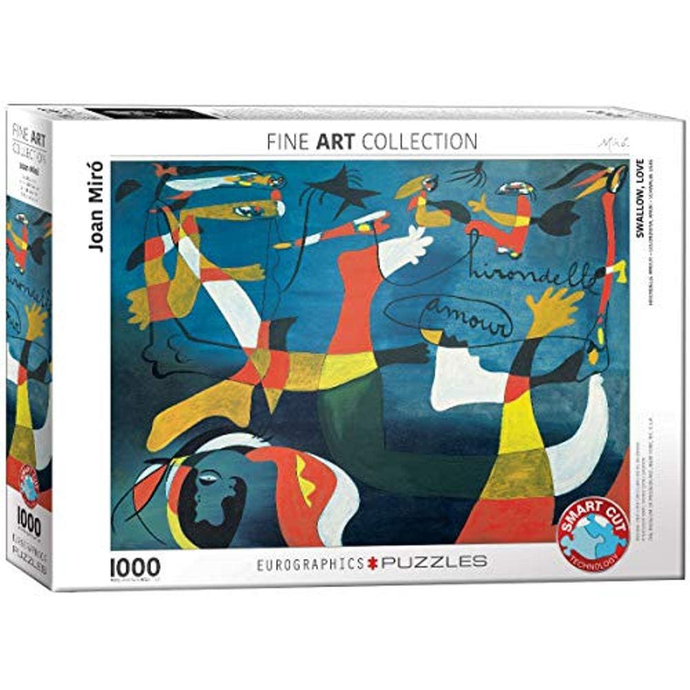 EuroGraphics Swallow Love por Joan Miro (1000 Piece) Puzzle