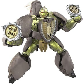 Transformers Toys Generations War for Cybertron: Kingdom Voyager WFC-K27 Rhinox Action Figure - Kids Ages 8 and Up, 7-inch