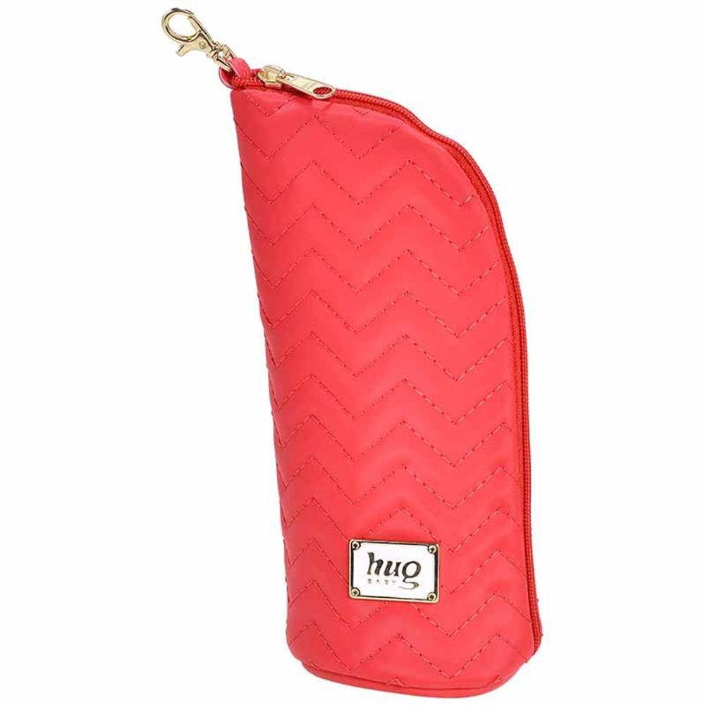 Porta Mamadeira Maternidade Zig Zag Hug Cor Vermelho