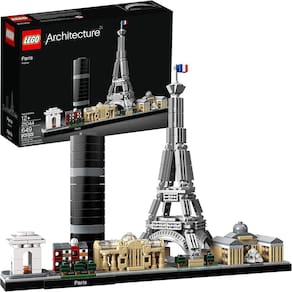 Kit construção Paris Skyline LEGO com torre Eiffel (649 peças)