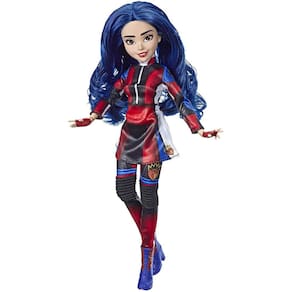 Boneca de moda Evie Descendants da Disney, com cabelos castanhos e inspirada em Descendentes 3