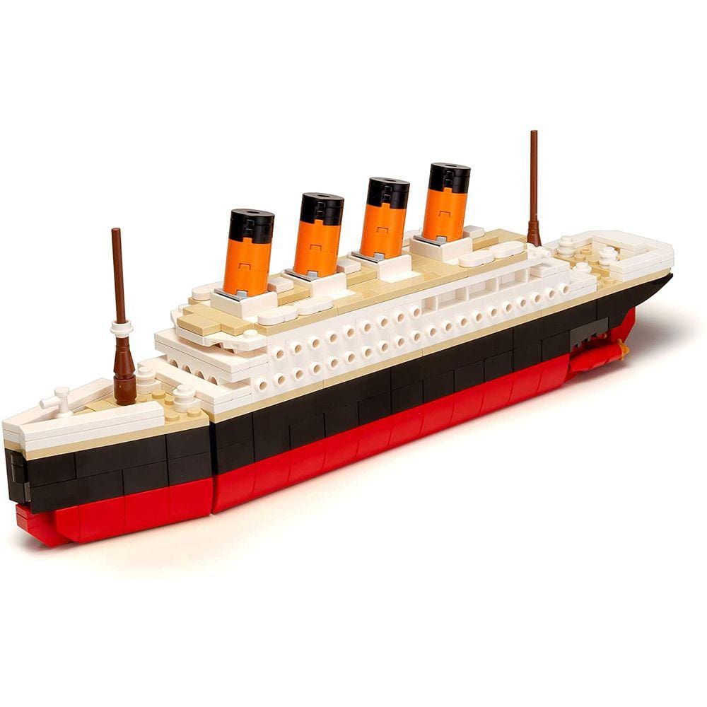 Conjunto de Blocos de Construção Titanic Brick Loot (390 Peças Grandes) 100% Compatível