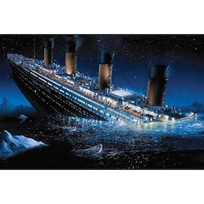 Quebra-cabeça de madeira 1000 Pcs Afundado Titanic Grande Tamanho 1000 Peças de Quebra-Cabeça de Madeira, Decorações e Presentes exclusivos