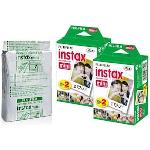 Filme Instantâneo Instax Mini, 10 Folhas×5 Pacotes (50 Fotos) em Embalagem Granel