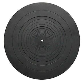 Bandeja giratória Platter Mat Rubber 12 polegadas Silicone Turntable LP Slipmat Universal Compatível para Audio Technica AT-LP120BK AT-LP-1200 Turntab
