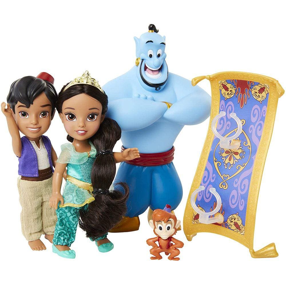 Conjunto de Presente de História de Jasmine e Aladdin em Miniatura de Bonecas - Disney Princess