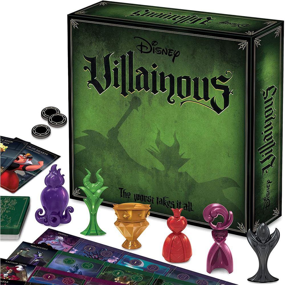 Jogo de tabuleiroDisney Villainous, Ravensburger, para maiores de 10 anos - 2019 Vencedor do Prêmio TOTY Game of The Year