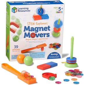 Exploradores Stem Magnet Movers, 39 peças, Certificação Stem, Para Homeschool e Idades 5+