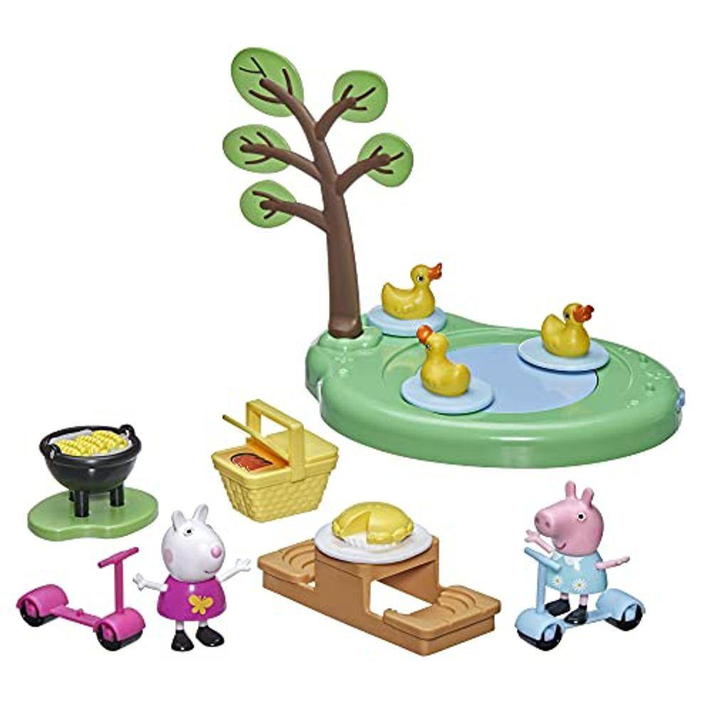 Conjunto Picnic da Peppa Pig com Figuras e Acessórios - Pré-Escolar +3y