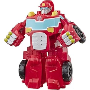 Transformers Playskool Heroes Rescue Bots Academy Heatwave The Fire-Bot Convertendo Brinquedo, 4,5" Figura de Ação, Brinquedos para Crianças Idad
