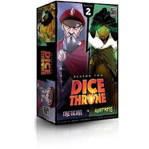 Huntress Vs Tactician - Dice Throne: Jogo de Tabuleiro da Segunda Temporada