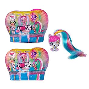IMC Toys VIP Pets Mini Fans Color Boost S2 2-Pack - Inclui mais de 6 acessórios surpresa| Crianças 3 anos