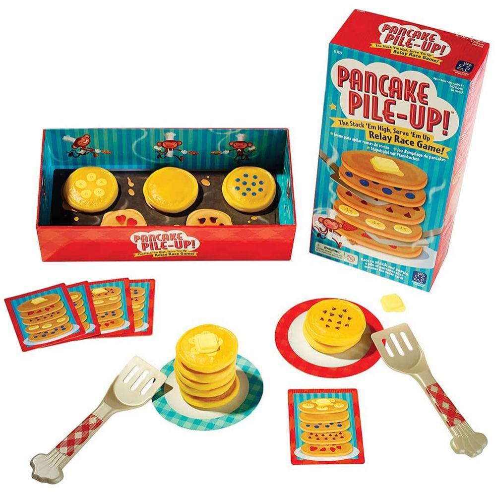Educational Insights Pancake Pile-Up, Sequence Relay Game: Jogo pré-escolar para pré-escolares e crianças, idades 4+