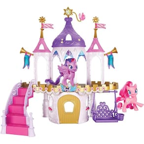 Castelo de Amizade My Little Pony com Figuras de Twilight Sparkle e Pinkie Pie (Exclusivo Amazon)