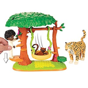 Playset de Balanço com Figura de Jaguar - Encanto da Disney: Antônio e seus Animais