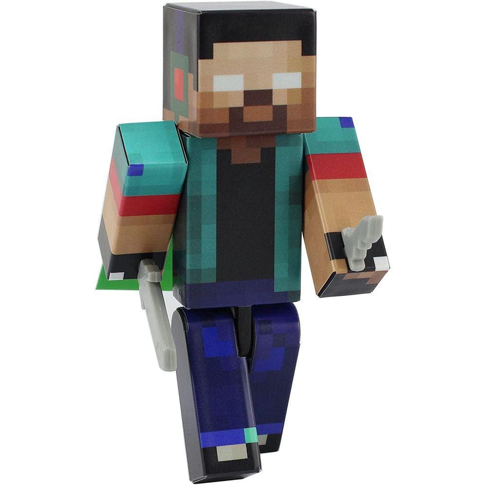 Boneco de Ação Herobrine Boy, Série Personalizada de 4 polegadas