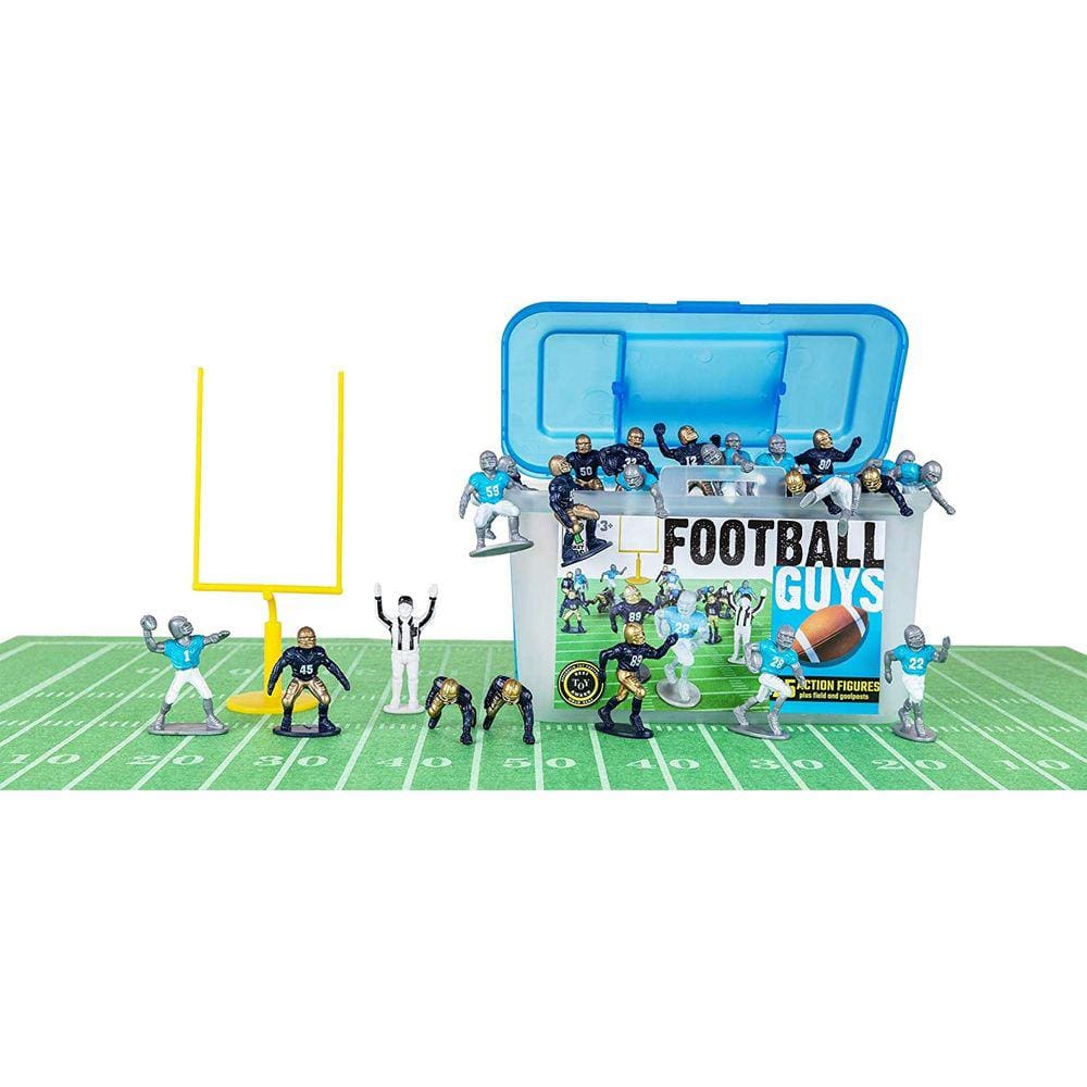 Kaskey Kids Football Guys: Navy vs. Gray – Inspira imaginação com jogo aberto – inclui 2 equipes completas e mais – para idades 3 e up