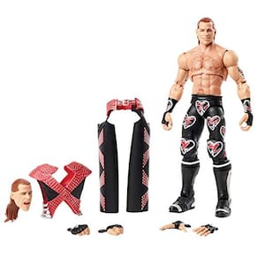 ?WWE Ultimate Edition 6-Inch Shawn Michaels Action Figure With Entrance Gear, Extra Heads & Swappable Hands ?