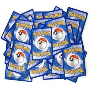 Pokemon TCG: Cartas aleatórias de cada série, 100 cartas em cada lote mais 7 cartões de folha  bônus