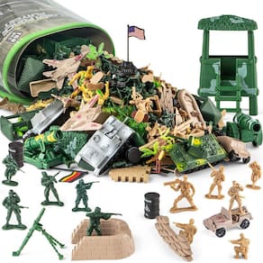 Brinquedos de Exército p/ Meninos, Soldados de GU Segunda Guerra em Mala