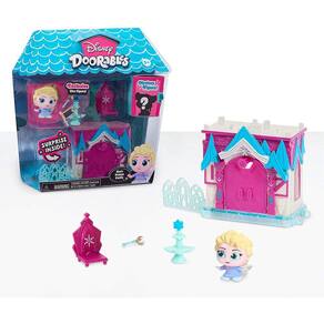 Brinquedo Disney Doorables Mini Playset, Castelo congelado de Elsa, Multi-Cor.