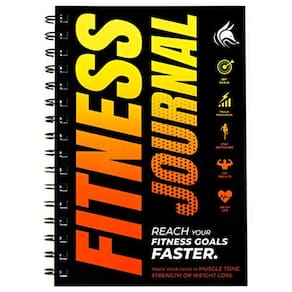 Clever Fox Fitness & Workout Journal/Planner Daily Exercise Log Book to Track Your Lifts, Cardio, Body Weight Tracker – Spiral-Bound, Laminado Cover,