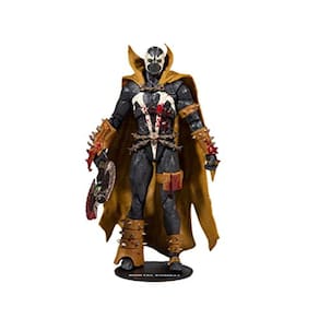 Figura de ação clássica Mortal Kombat Spawn sangrento de 7` com acessórios