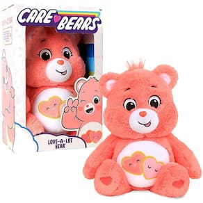 Care Bears - 14" Plush - Love-A-Lot Bear - Soft Huggable Material!